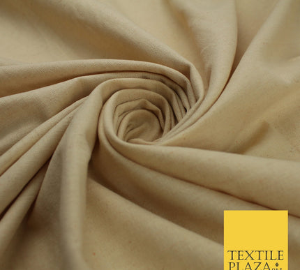 OVER 20 COLOURS - Plain Soft LINEN LOOK 100% Polyester Fabric Dress Craft 54"
