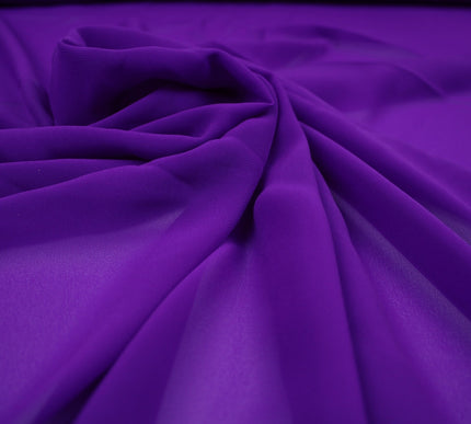 OVER 25 COLOURS Premium Plain Dyed Chiffon Fine Soft Georgette Dress Sari Fabric