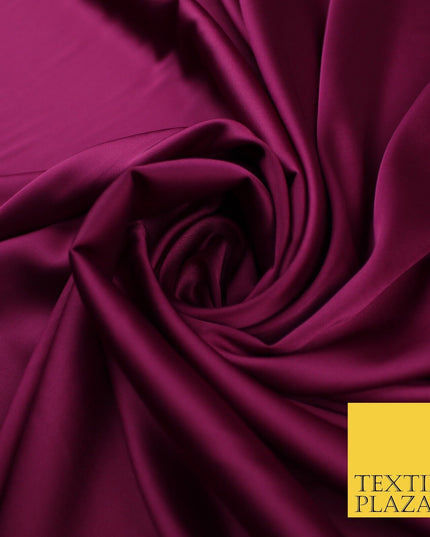 OVER 30 COLOURS Fine Silky Smooth Liquid Sateen Satin Dress Fabric Drape Lining
