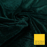 OVER 25 COLOURS Soft Plain Stretch Velvet Velour Fabric Material Dress Craft 58"