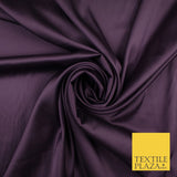 OVER 30 COLOURS Fine Silky Smooth Liquid Sateen Satin Dress Fabric Drape Lining