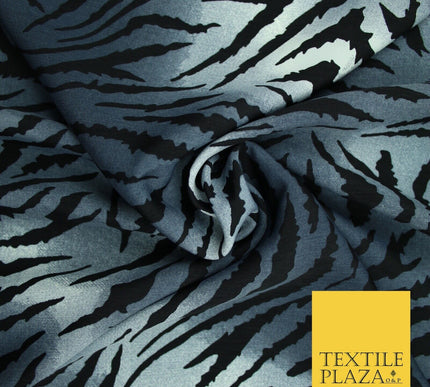 Mix Floral Animal Abstract Printed Fine Crepe Polyester Summer Dress Fabric 58"