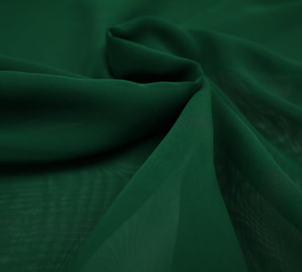 OVER 25 COLOURS Premium Plain Dyed Chiffon Fine Soft Georgette Dress Sari Fabric