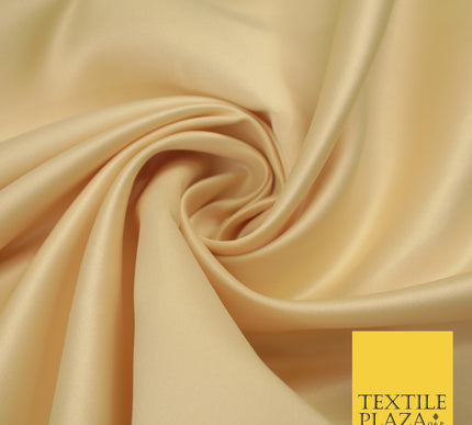 46 COLOURS Premium Plain Smooth Heavy Matt Duchess Bridal Satin Fabric Dress 60"
