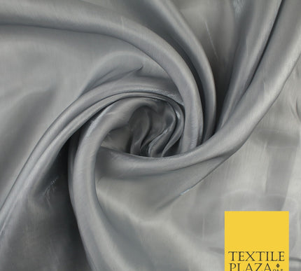 8 COLOURS Soft Glazed Shimmer Sheer Woven Polyester Satin Organza Feel Fabric