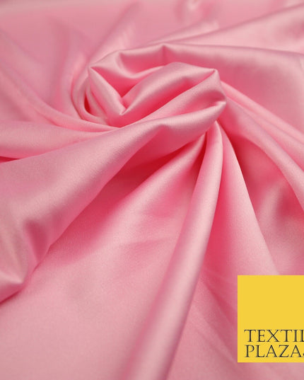 30 COLOURS- Silky Smooth Stretch Twinkle Sparkle Satin Dress Fabric Drape Lining