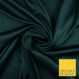 OVER 30 COLOURS Fine Silky Smooth Liquid Sateen Satin Dress Fabric Drape Lining
