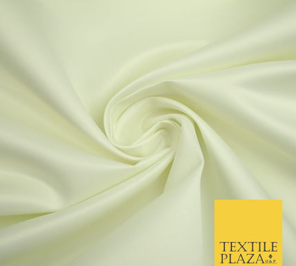 46 COLOURS Premium Plain Smooth Heavy Matt Duchess Bridal Satin Fabric Dress 60"