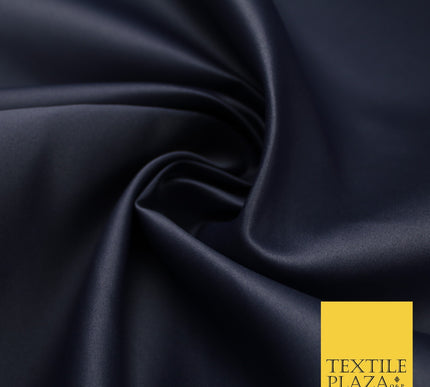 46 COLOURS Premium Plain Smooth Heavy Matt Duchess Bridal Satin Fabric Dress 60"