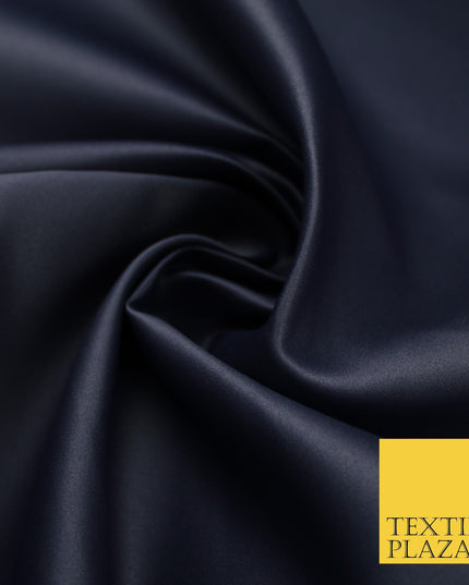46 COLOURS Premium Plain Smooth Heavy Matt Duchess Bridal Satin Fabric Dress 60"