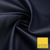 46 COLOURS Premium Plain Smooth Heavy Matt Duchess Bridal Satin Fabric Dress 60"