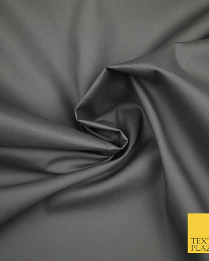 PREMIUM POPLIN 100% PURE COTTON SOLID PLAIN DYED FABRIC DRESS CRAFT MATERIAL 59"