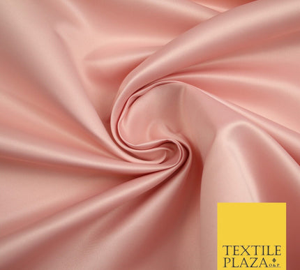 46 COLOURS Premium Plain Smooth Heavy Matt Duchess Bridal Satin Fabric Dress 60"