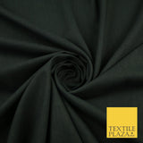 OVER 20 COLOURS - Plain Soft LINEN LOOK 100% Polyester Fabric Dress Craft 54"