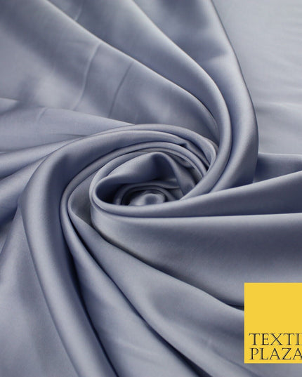 OVER 30 COLOURS Fine Silky Smooth Liquid Sateen Satin Dress Fabric Drape Lining