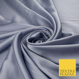OVER 30 COLOURS Fine Silky Smooth Liquid Sateen Satin Dress Fabric Drape Lining