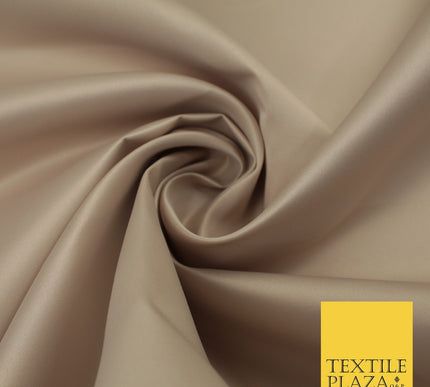 46 COLOURS Premium Plain Smooth Heavy Matt Duchess Bridal Satin Fabric Dress 60"