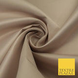 46 COLOURS Premium Plain Smooth Heavy Matt Duchess Bridal Satin Fabric Dress 60"