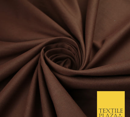 30 COLOURS - Plain Smooth Cotton Square Soft Fabric Dress Material Decor 56"
