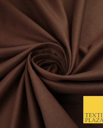 30 COLOURS - Plain Smooth Cotton Square Soft Fabric Dress Material Decor 56"