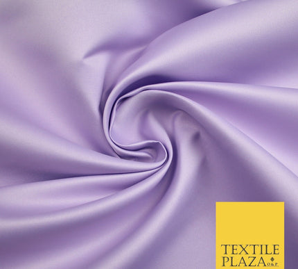 46 COLOURS Premium Plain Smooth Heavy Matt Duchess Bridal Satin Fabric Dress 60"