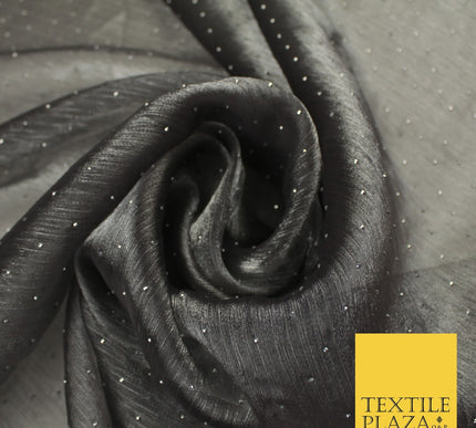13 COLOURS Premium Dew Drop Crush Organza Bridal Wedding Dance Dress Fabric 57"