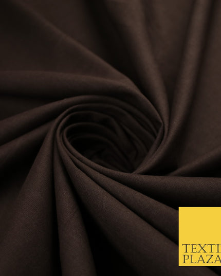 30 COLOURS - Plain Smooth Cotton Square Soft Fabric Dress Material Decor 56"