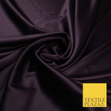 OVER 30 COLOURS Fine Silky Smooth Liquid Sateen Satin Dress Fabric Drape Lining