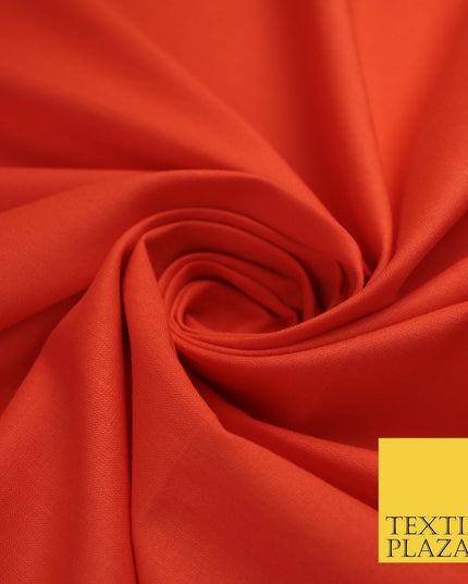 30 COLOURS - Plain Smooth Cotton Square Soft Fabric Dress Material Decor 56"