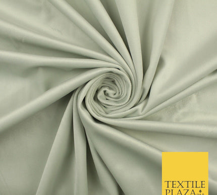 17 COLOURS - LUXURY Plush Plain Stretch Velvet Velour Fabric Material Craft 59"