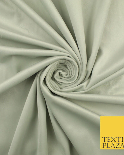 17 COLOURS - LUXURY Plush Plain Stretch Velvet Velour Fabric Material Craft 59"