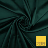 OVER 30 COLOURS Fine Silky Smooth Liquid Sateen Satin Dress Fabric Drape Lining