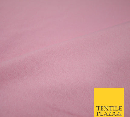 5 COLOURS - Plain Sweatshirt Stretch Fabric Knit Dress Top Material Brushed Back