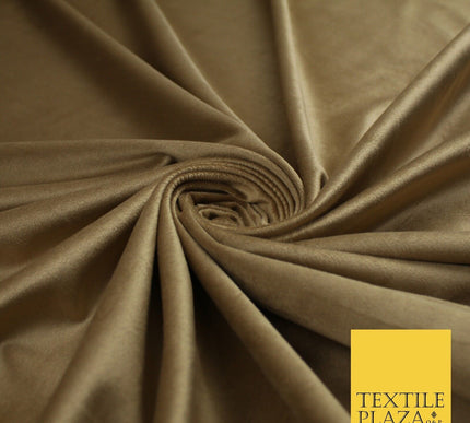 17 COLOURS - LUXURY Plush Plain Stretch Velvet Velour Fabric Material Craft 59"