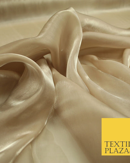 22 COLOURS - Soft Crystal Organza Shimmer Sheer Voile Draping Veil Dress Fabric