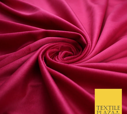 17 COLOURS - LUXURY Plush Plain Stretch Velvet Velour Fabric Material Craft 59"