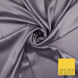 OVER 30 COLOURS Fine Silky Smooth Liquid Sateen Satin Dress Fabric Drape Lining