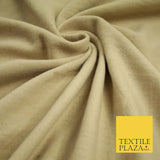 5 COLOURS - Plain Sweatshirt Stretch Fabric Knit Dress Top Material Brushed Back