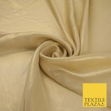 36 COLOURS - Fine Silky Metallic Foil Shimmer Satin Georgette Dress Fabric Drape
