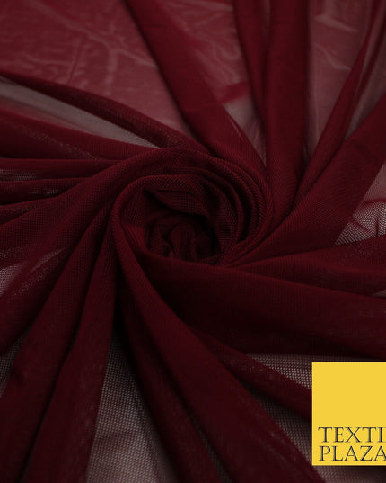 12 COLOURS Soft Power Mesh 4 Way Stretch Net Dress Dance Lingerie Fabric 58"