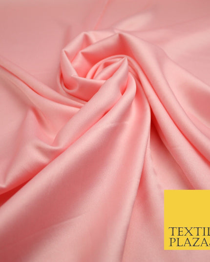 30 COLOURS- Silky Smooth Stretch Twinkle Sparkle Satin Dress Fabric Drape Lining