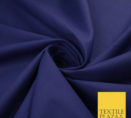 30 COLOURS - Plain Smooth Cotton Square Soft Fabric Dress Material Decor 56"