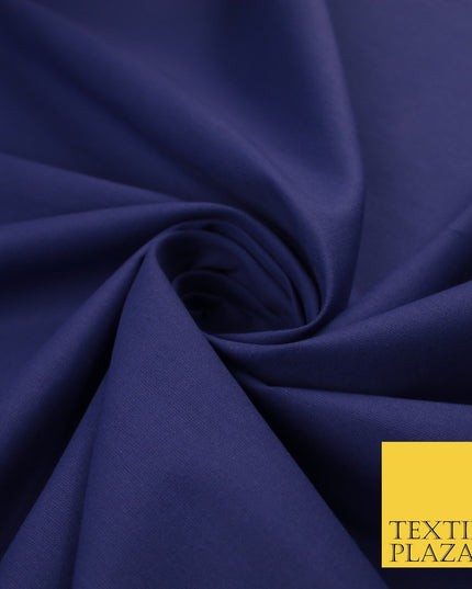 30 COLOURS - Plain Smooth Cotton Square Soft Fabric Dress Material Decor 56"