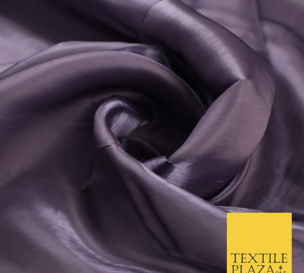 8 COLOURS Soft Glazed Shimmer Sheer Woven Polyester Satin Organza Feel Fabric