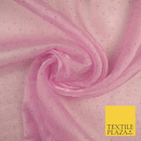 13 COLOURS Premium Dew Drop Crush Organza Bridal Wedding Dance Dress Fabric 57"