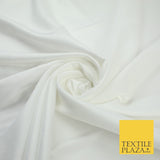 OVER 30 COLOURS Fine Silky Smooth Liquid Sateen Satin Dress Fabric Drape Lining