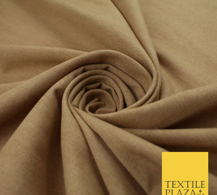 OVER 20 COLOURS - Plain Soft LINEN LOOK 100% Polyester Fabric Dress Craft 54"