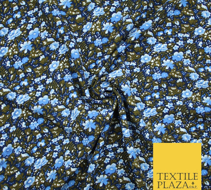 Mix Floral Animal Abstract Printed Fine Crepe Polyester Summer Dress Fabric 58"