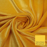 17 COLOURS LUXURY Plush Plain Stretch Velvet Velour Fabric Material Craft 58" D