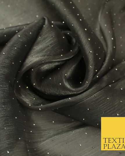 13 COLOURS Premium Dew Drop Crush Organza Bridal Wedding Dance Dress Fabric 57"